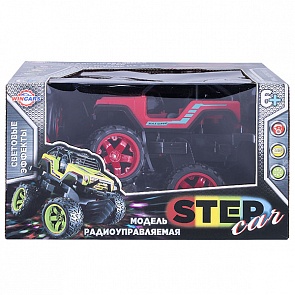 Машинка трюковая Step Car на радиоуправлении с подвижной задней осью, USB-зарядка (Wincars, YK-2019)